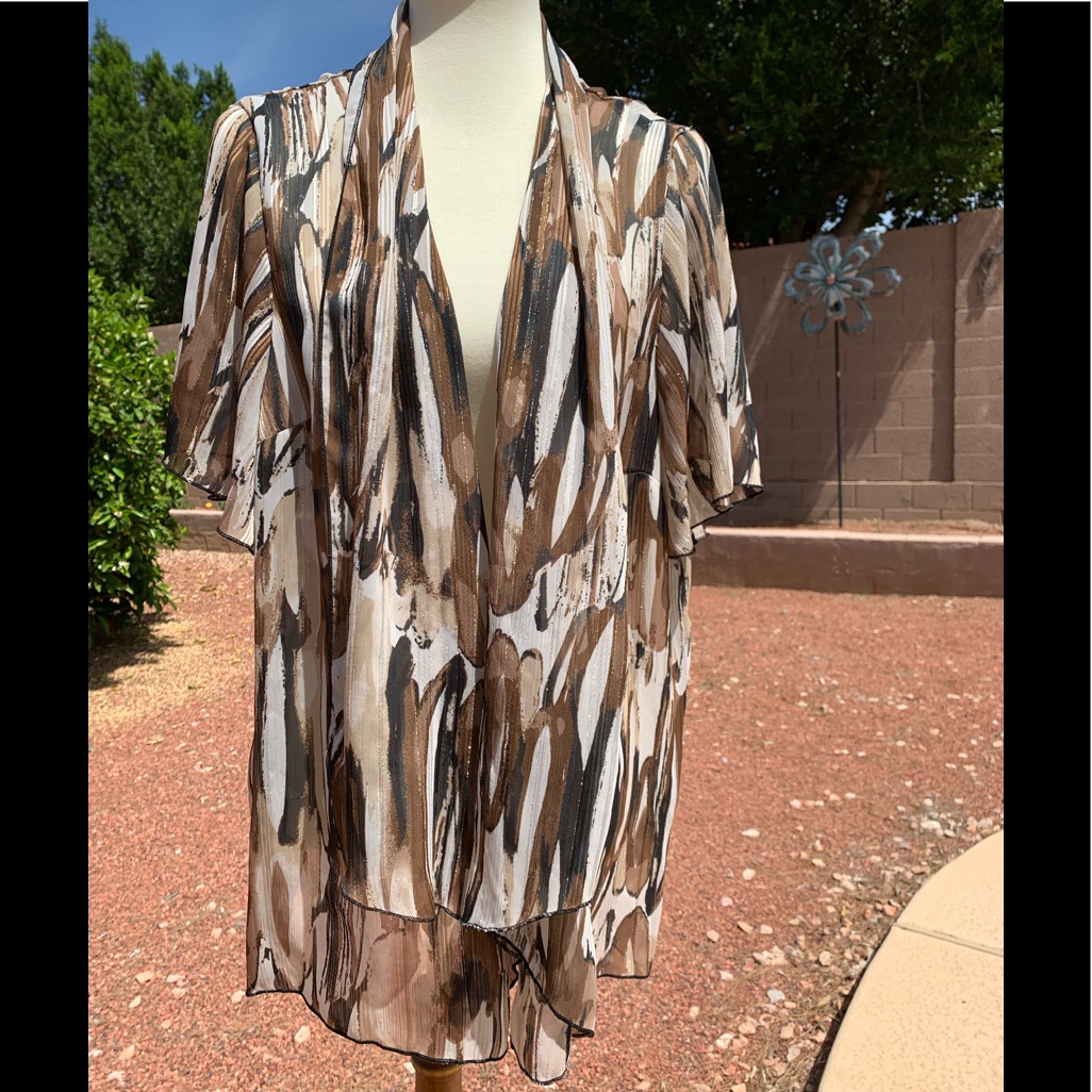 Sheer Open Cardigan